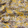 Printed Viscose FIZIA Yellow / Taupe